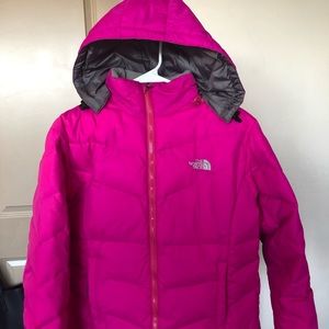 North face puffer coat